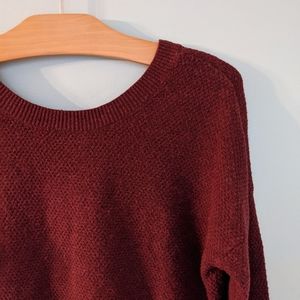 Denver Hayes Wine Coloured Sweater - Size Medium